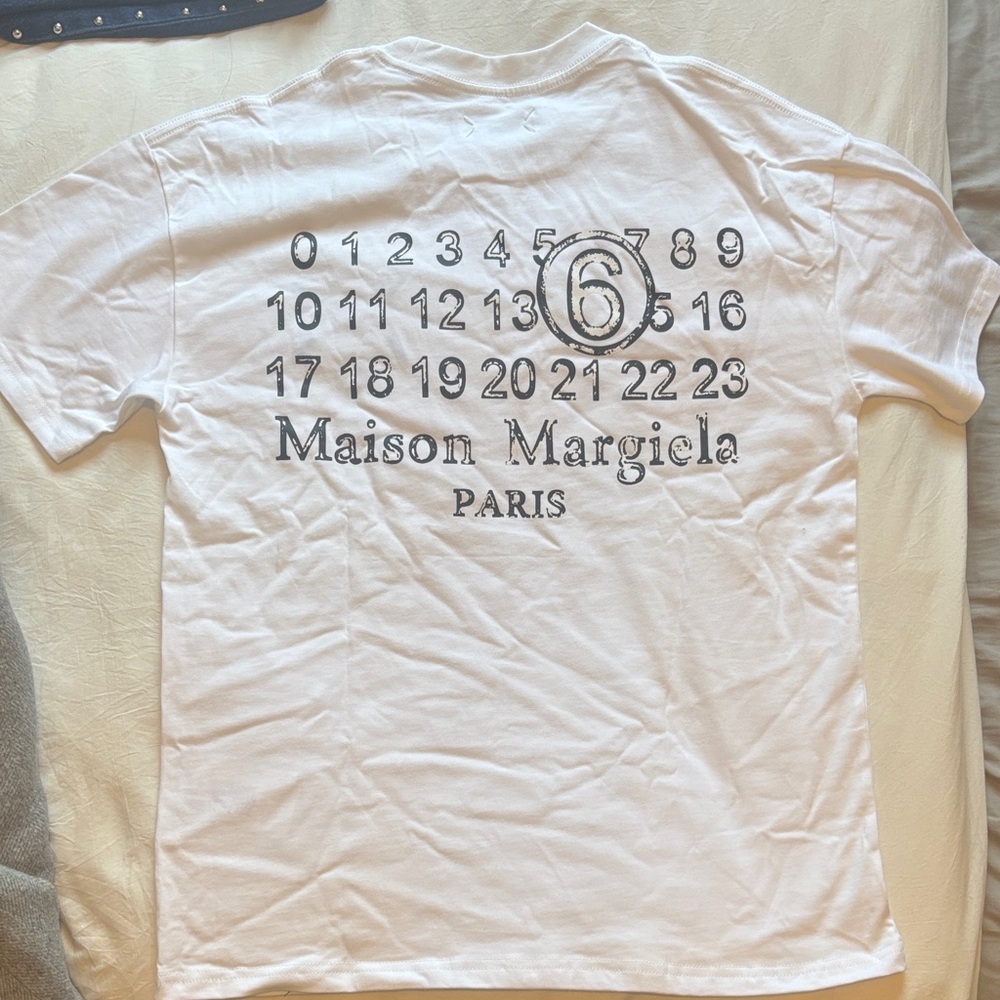 Maison Margiela White Graphic T-Shirt